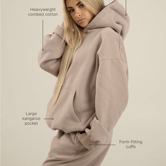 Comfrt Signature Fit Hoodie and Sweatpants
Set - bark - adult large - Picture 3 of 9